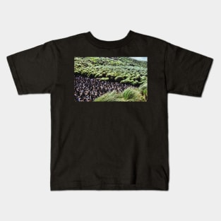 Royal Penguin Colony on Macquarie Island Kids T-Shirt